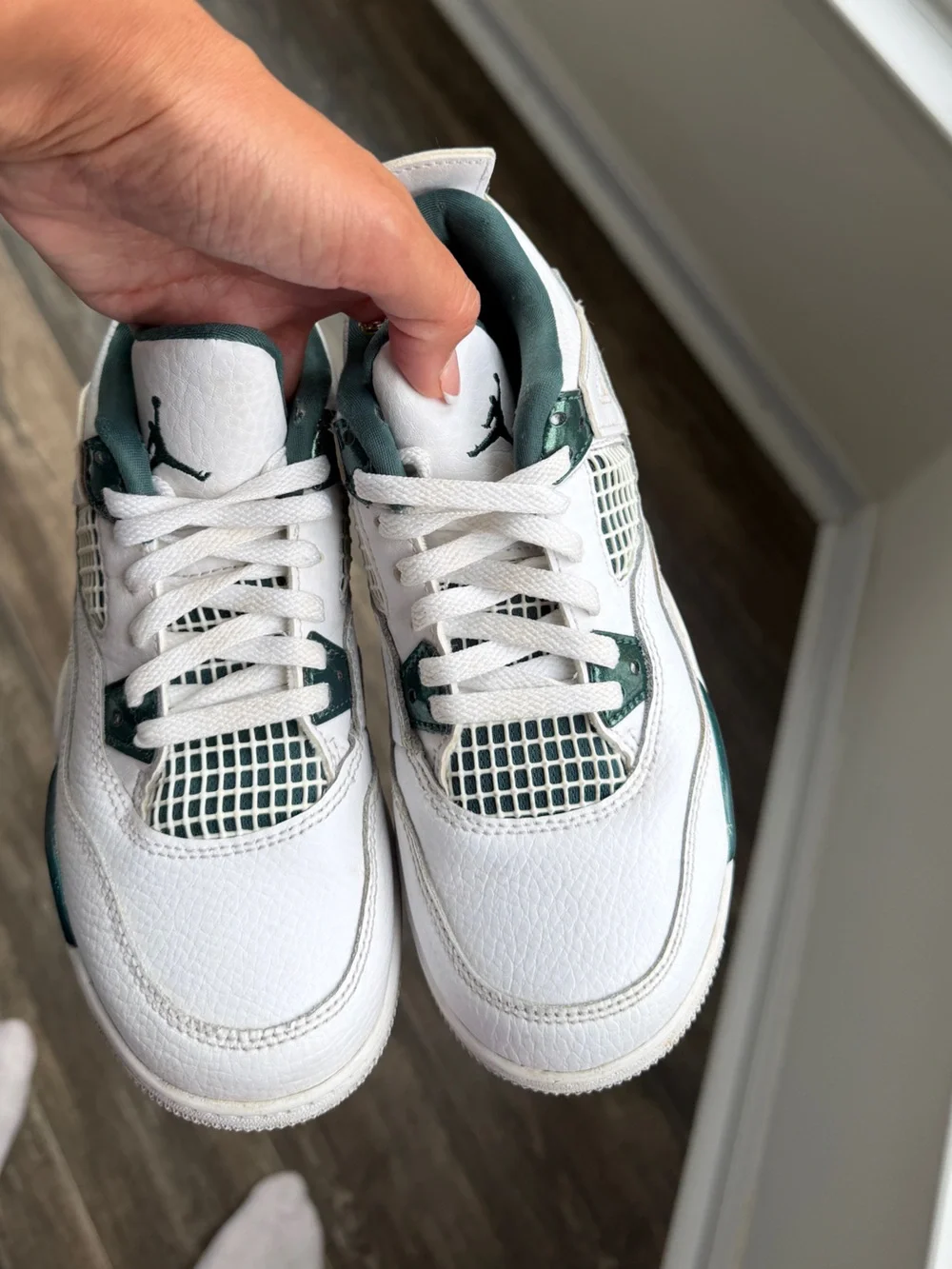 Air Jordan 4 Retro GS 'Oxidized Green' 1y sneakers shoes